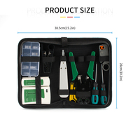 Kit d'outils de sertissage RJ45 professionnel pour câbles réseau CAT5/CAT6, testeur de câbles LAN et outils de réparation réseau