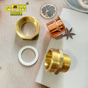 Mịn Bề Mặt Brass Nam Chủ Đề Đồng Hàn Cup Ống Mồ Hôi Hàn Doanh Công Đoàn Kết Nối Cho Hệ Thống Lạnh Đúc Thấp - Product Image 5
