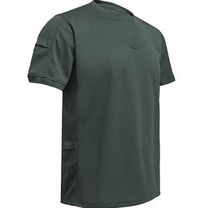 Camisetas deportivas HKSF DF T01 con cuello redondo, de secado rápido, tácticas, de manga corta, al por mayor. - Product Image 4