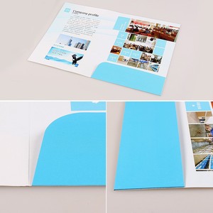 <strong>Custom</strong> Logo Design Print <strong>Document</strong> Paper Presentation <strong>Folders</strong> A4 <strong>File</strong> <strong>Folders</strong> With Pockets - Product Image 2