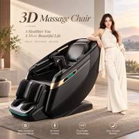 Fauteuil de massage électrique intelligent à IA, inclinable automatiquement, massage 3D, zéro gravité, luxe, massage complet du corps, fauteuil Shiatsu