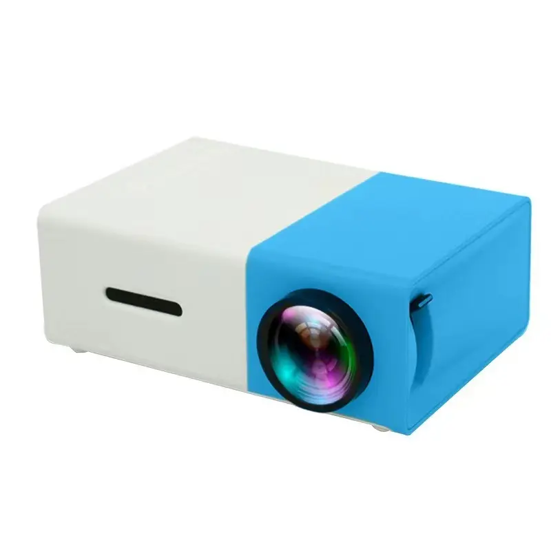 YG300 mini taşınabilir telefon led projektör ev sineması film yıldızı projesi projeksiyon için