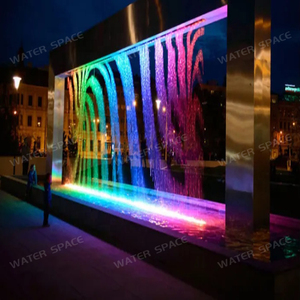 <span class=keywords><strong>Fontaine</strong></span> d'eau numérique artisanale unique, rideau d'eau extérieur, <span class=keywords><strong>cascade</strong></span> <span class=keywords><strong>avec</strong></span> motifs - Product Image 3