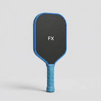 FX Fiberglas Pickleball Raketi Hafif PP Petek Özlü Raket, Yeni Başlayanlar, Yetişkinler ve Çocuklar için Özel Logolu