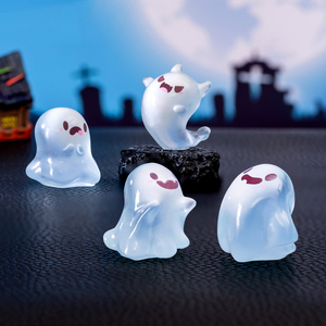Luminous Glowing Resin Halloween Ghost Ornaments for <b>Garden</b> Yard Lawn Landscape Decorations Desktop <b>Figurine</b> Miniatures Decor - Product Image 4