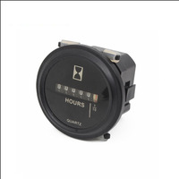 Contador de Horas Electrónico Industrial de Cuarzo, Suma de Horas Total, Redondo, SH-1 AC110V-250V, 99999.9 Horas Dígitas, Suministro de Fábrica