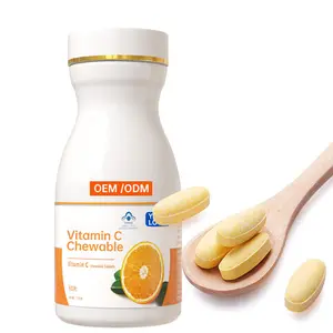 Fornitura di fabbrica compresse masticabili di vitamina C OEM personalizzazione del sapore compresse masticabili di vitamina C
