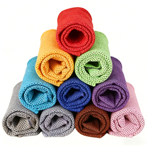 Serviette rafraîchissante en microfibre douce, très vendue, effet glaçon longue durée, taille et logo personnalisables pour cadeaux promotionnels d'équipes sportives - Product Image 1