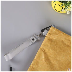 カスタムロゴ対応 洗えるタイベック®製スモールポーチ ジッパー付きコインケース・化粧ポーチ - Product Image 3