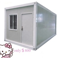 Contenedor de Oficina Prefabricado, Modular, Portátil, Reutilizable, Resistente al Fuego, Transpirable, Cuadrado, de 20 pies, Diseño Chino