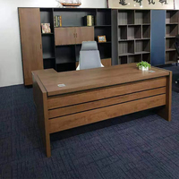 Meilleure vente bureau de direction haut de gamme bureau en forme de L bureau en bois bureau à domicile Table d'ordinateur