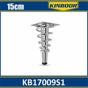 Regolabile 15cm in acciaio inox gamba per tavoli armadi divani Grossista per pranzo cucina ospedale - Product Image 1