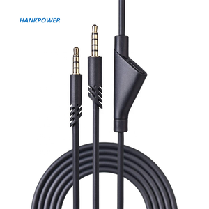 Câble d'écouteurs de remplacement 3.5mm, 4 pôles et 5 pôles, avec fonction muet, pour dmx A10 <span class=keywords><strong>A40</strong></span> G233, Gaming - Product Image 1
