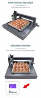 Imprimante jet d'encre industrielle pour l'emballage alimentaire et les œufs, machine de codage jet d'encre pour œufs