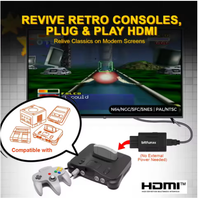 Convertisseur HD 720P 1080P pour Nintend N64 SNES SFC NGC, adaptateur Bitfunx Mini, S-Video/Composite, rapport d'écran automatique