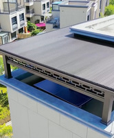 En stock Tuiles modernes isolées pour toit et mur en alliage d'aluminium Panneaux décoratifs d'extérieur