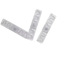 Étiquettes RFID thermoscellables miniatures pour linge, textiles lavables, puce UHF Alien H9, protocole ISO18000-6B/6C, étiquette haute température pour contrôle d'accès