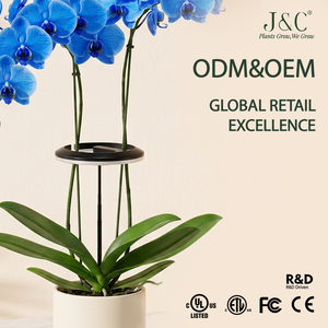 Lámpara LED de 10W para Macetas con Anillo de Luz, Cabezal Redondo, Temporizador Integrado para Orquídeas, Suculentas, Crecimiento y Floración de Plantas, Compatible con OEM y ODM - Product Image 1
