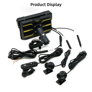 หน้าจอรถยนต์ขนาด7นิ้วพร้อมดีวีอาร์ IP67กันน้ำกันฝุ่นอุปกรณ์เสริมรถจักรยานยนต์ - Product Image 5