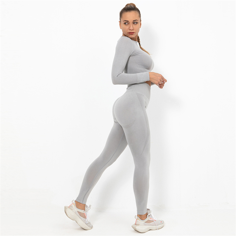 14 colors  Fashion Modern Breathable Workout Clothing Women Active Wear Yoga Set