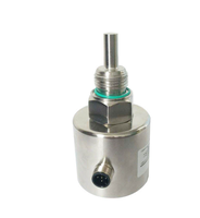 Capteur de débit d'eau en acier inoxydable MTW-F1, 6 indicateurs LED, compatible 24VDC/220VAC, pression maximale 100 bars, débit 3-300 cm/s