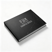 Livres personnalisés à couverture rigide, reliure parfaite, plastification mate, impression offset, papier couché, taille personnalisée, options de couleur et de logo