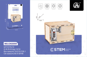 מדע ילדים חינוכיים צעצועים חינוכיים למשוך את משחק המכונית הרכבה דידי צעצועי מכונית עץ פאזל צעצועים - Product Image 3