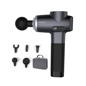 Beoka 5 Geschwindigkeit stufen Deep Tissue Massage <span class=keywords><strong>Gun</strong></span> Wiederauf ladbare Gesichts muskel Vibrierende Percussion Hitze und kalte Funktion - Product Image 1