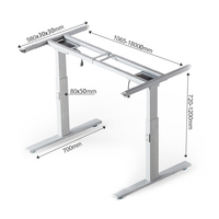 Foheel — cadre de bureau moderne et réglable, pied de table, haute qualité, électrique, professionnel