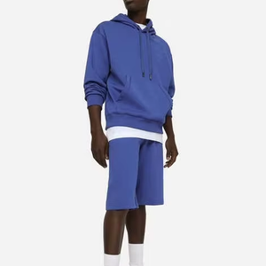 Men Winter Knitted Hoodies & <b>Shorts</b> Set 430gsm Fleece Fabric Quick Dry for Active & Casual Use - Product Image 4