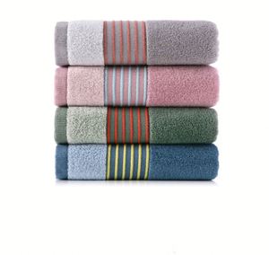 Serviette de bain en coton peigné de qualité supérieure avec bordure Dobby, couleur personnalisée, serviette de bain en coton de luxe - Product Image 2