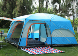 Tentes familiales grandes et imperméables pour 6 à 8 personnes, tente de camping multi-pièces, tente de camping en plein air - Product Image 6