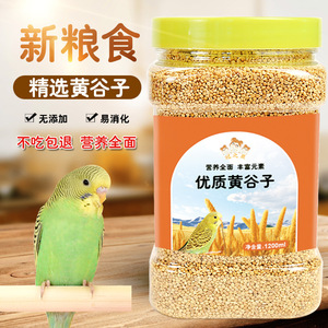 Alimento Premium de Mijo Amarillo para Aves 1200ml Nutritivo para Loros y Periquitos - Product Image 1