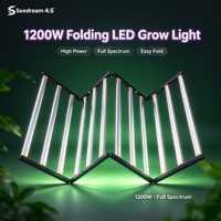 Fournisseur de solutions d'éclairage professionnelles 2027, kit complet pour serre, Longood, 2 canaux, lampe de culture pour plantes LED 1200W 100W