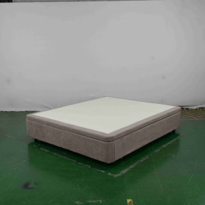 Base de <span class=keywords><strong>Cama</strong></span> Otomana de Perfil Bajo con Almacenamiento, Tamaño Personalizado, Tapizada en Tela Premium, Sin Cabecera, Ahorro de Espacio, con Sistema de Elevación - Product Image 1