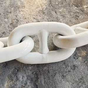 Chaîne d'ancre marine en acier noir bitumé à haute résistance avec certification CCS ABS LR - Product Image 3