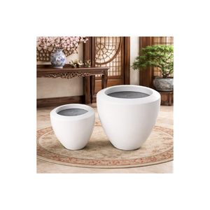 Macetas de Fibra de Vidrio Ecológicas, Ligeras, Sostenibles, de Nuevo Diseño y Buen Precio, Talladas a Mano, Decoración para el Hogar y el Jardín - Product Image 1