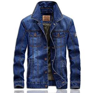Giacca da <span class=keywords><strong>Uomo</strong></span> in Jeans Denim <span class=keywords><strong>Blu</strong></span> di Ultimo Design Personalizzata e all'Ingrosso dal Produttore - Product Image 3