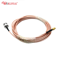 Câble d'extension pigtail RG316 avec connecteur femelle UNF 10-32 vers connecteur mâle BNC, modèle OEM 10-32-BNC-KJ-RG316