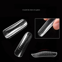 Moldes para Extensión de Uñas de Marca Personalizada en Oferta, Venta al por Mayor de Fábrica, 26 Estilos, Moldes de Construcción Rápida de ABS, 120 Piezas/caja, Aprobación CE