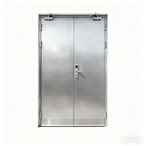 Porte extérieure en acier ignifugée certifiée UL, fabrication de premier ordre, norme européenne, sortie de secours, 36 ans d'expérience en ODM/OEM - Product Image 2