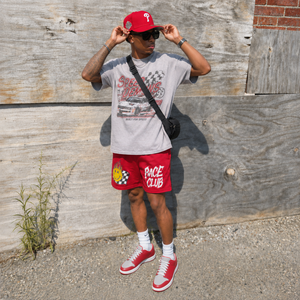 Nuevo Diseño Personalizado de Verano, Conjunto de Camiseta y <span class=keywords><strong>Pantalones</strong></span> <span class=keywords><strong>Cortos</strong></span> 100% Algodón para Hombre, Estilo Vintage Desgastado - Product Image 2