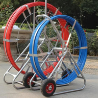 Tire-câble en fibre optique, tiges de poussée en fibre de verre, rubans de tirage : résistance à la traction et flexibilité pour la pose de câbles