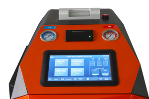 Nouveauté : Machine de <span class=keywords><strong>recharge</strong></span> et de récupération de réfrigérant AC entièrement automatique à double système (R134A et R1234YF) avec sélection multilingue - Product Image 5