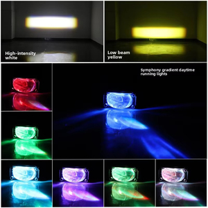 ไฟสปอร์ตไลท์ LED สำหรับรถยนต์ ไฟหน้าแบบซ่อนในกระจังหน้า กันน้ำ ปิดผนึกอย่างดี ไฟเสริมสำหรับรถยนต์ - Product Image 3