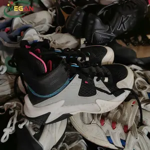 Megan Original Fornecedor Segunda Mão Sneakers Fardos China Marca Usado Tênis De Basquete