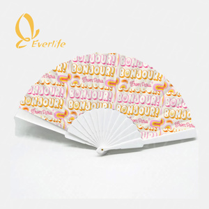 Éventail pliant personnalisé avec logo, éventail à main pour fête et festival, logo imprimé sur mesure - Product Image 2