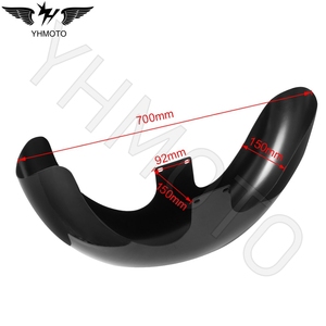 Guardabarros Delantero para Motocicleta YHMOTO de 19 Pulgadas, Guardabarros Metálico para Motocicleta Harley Touring - Product Image 5