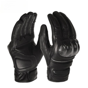 Accessoires pour moto, gants de moto en cuir ventilés à doigts complets, fabriqués en peau de mouton - Product Image 3