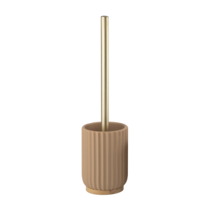 Ensemble de salle de bain en céramique de luxe 5 pièces avec rayures verticales comprenant un distributeur de <span class=keywords><strong>savon</strong></span> <span class=keywords><strong>porte</strong></span>-brosse à dents <span class=keywords><strong>porte</strong></span>-brosse de toilette - Product Image 6